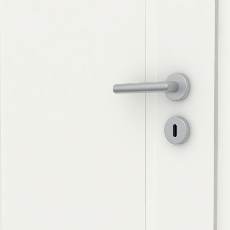 Preview: Innentür mit Zarge - Profiltür Amrum 1 - Weißlack